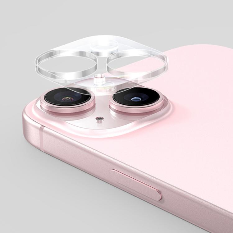 

For iPhone 15 / 15 Plus XDcase Transparent Integrated Tempered Glass Camera Film