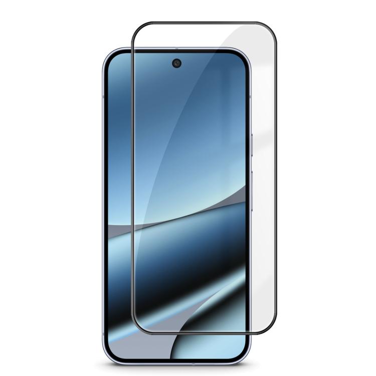 

For Google Pixel 10 Pro XL Kalebol High-Aluminum Screen-Printed Full-Coverage Anti-Fingerprint Black-Bordered HD Tempered Glass Film