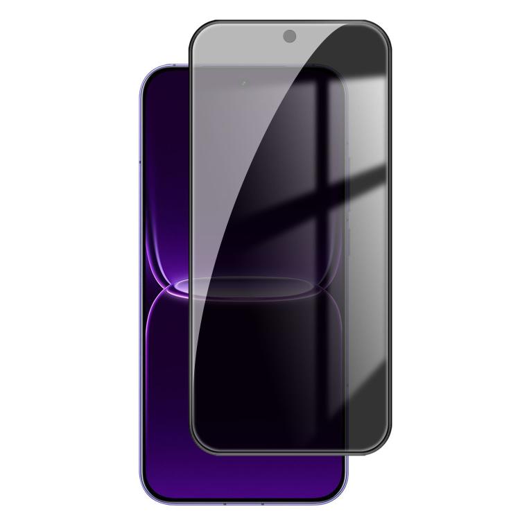 

For Realme Neo8 5G Kalebol High-Aluminum Screen-Printed Full-Coverage Black-Border Privacy Tempered Glass Film