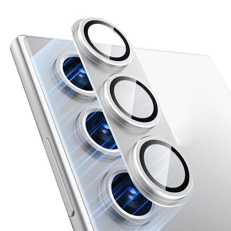 

For Samsung Galaxy S25+ 5G XDcase Frosted Armor Metal + Tempered Glass Camera Lens Film(Grey)