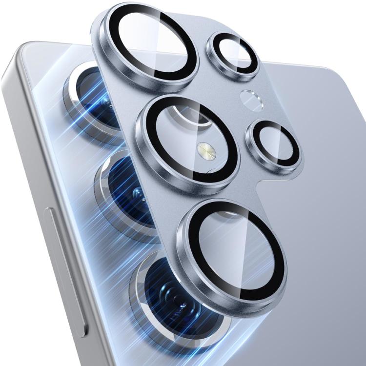 

For Samsung Galaxy S25 Ultra 5G XDcase Frosted Armor Metal + Tempered Glass Camera Lens Film(Blue)