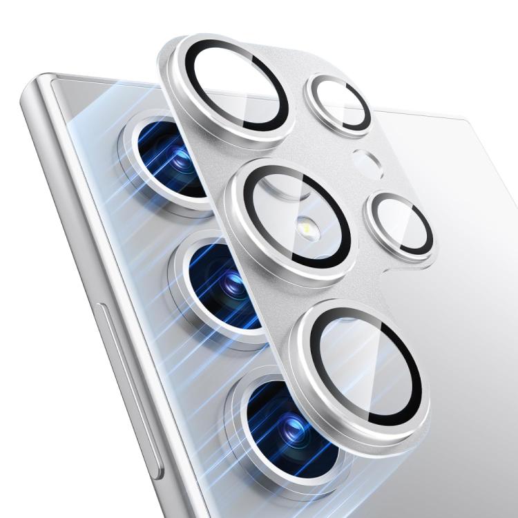 

For Samsung Galaxy S24 Ultra 5G XDcase Frosted Armor Metal + Tempered Glass Camera Lens Film(Grey)