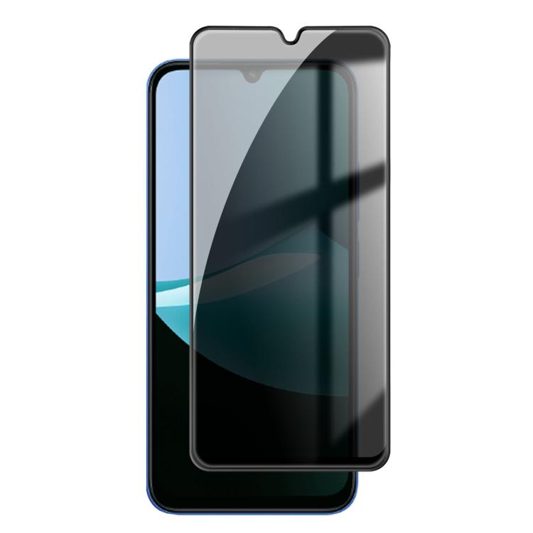 

For Redmi 15C 5G / 4G Global 171mm Kalebol High-Aluminum Screen-Printed Full-Coverage Black-Border Privacy Tempered Glass Film