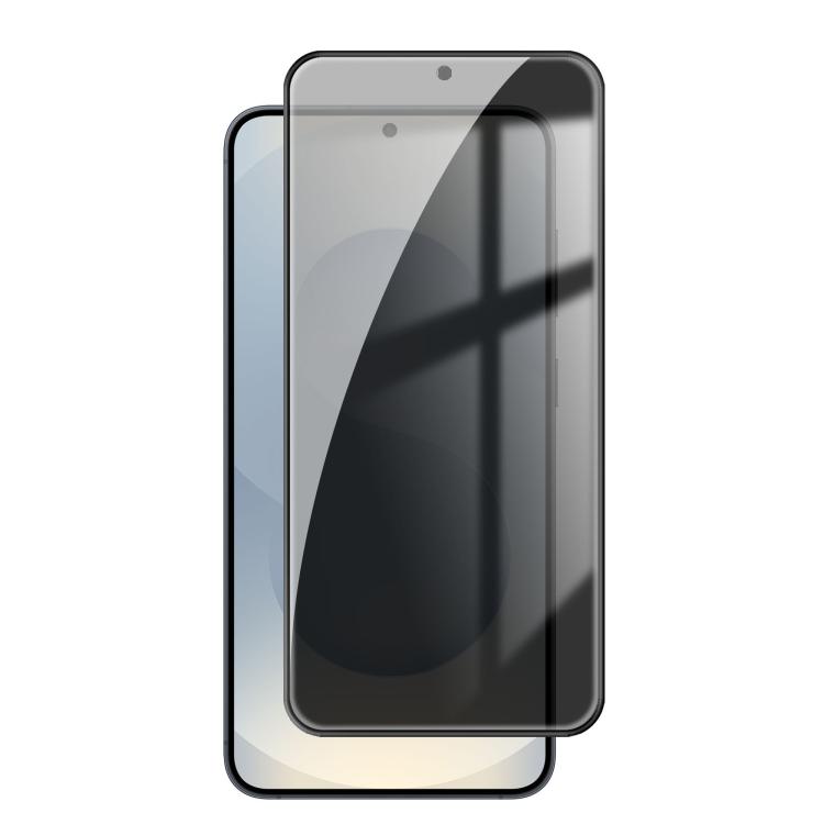 

For Samsung Galaxy S25+ 5G Kalebol High-Aluminum Screen-Printed Full-Coverage Black-Border Privacy Tempered Glass Film