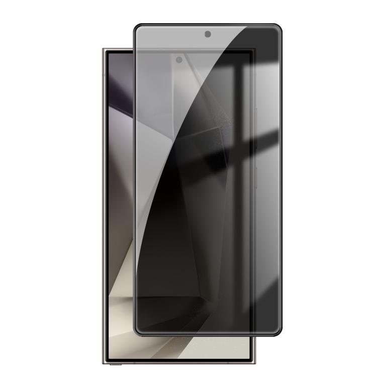 

For Samsung Galaxy S24 Ultra 5G Kalebol High-Aluminum Screen-Printed Full-Coverage Black-Border Privacy Tempered Glass Film
