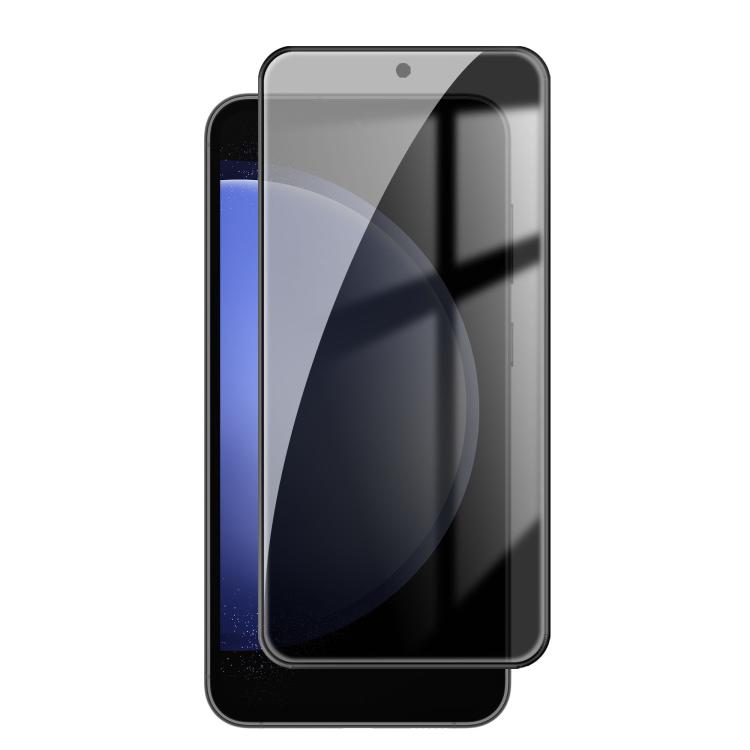 

For Samsung Galaxy S23 FE 5G Kalebol High-Aluminum Screen-Printed Full-Coverage Black-Border Privacy Tempered Glass Film