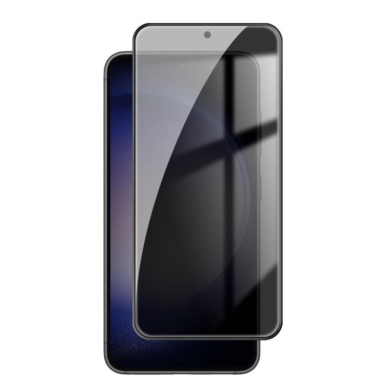 

For Samsung Galaxy S23+ 5G Kalebol High-Aluminum Screen-Printed Full-Coverage Black-Border Privacy Tempered Glass Film
