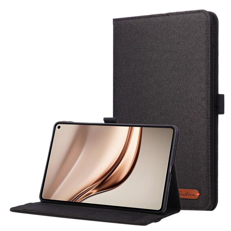 

For Huawei MatePad Mini 8.8 Fabric Texture Horizontal Flip Leather Tablet Case(Black)