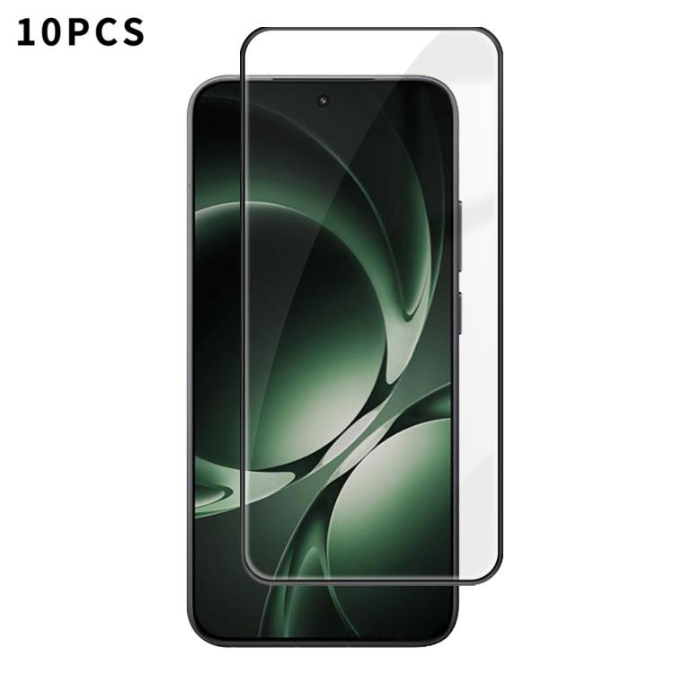 

For Redmi K80 Ultra 10pcs Kalebol High-Aluminum Screen-Printed Full-Coverage Anti-Fingerprint Black-Bordered HD Tempered Glass Film
