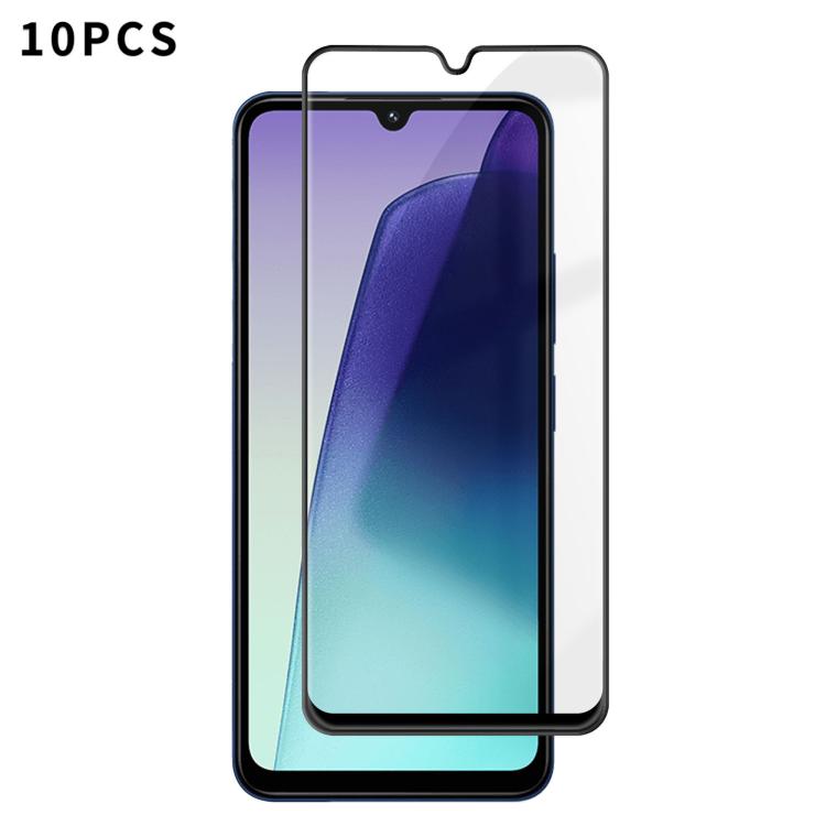 

For Redmi 14C 4G 10pcs Kalebol High-Aluminum Screen-Printed Full-Coverage Anti-Fingerprint Black-Bordered HD Tempered Glass Film