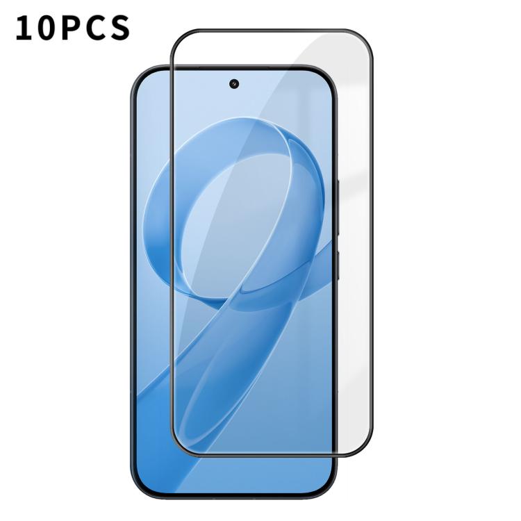 

For Redmi K90 Pro Max 10pcs Kalebol High-Aluminum Screen-Printed Full-Coverage Anti-Fingerprint Black-Bordered HD Tempered Glass Film
