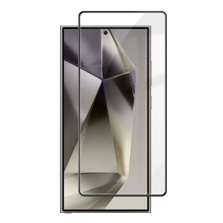 

For Samsung Galaxy S24 Ultra 5G Kalebol High-Aluminum Screen-Printed Full-Coverage Anti-Fingerprint Black-Bordered HD Tempered Glass Film