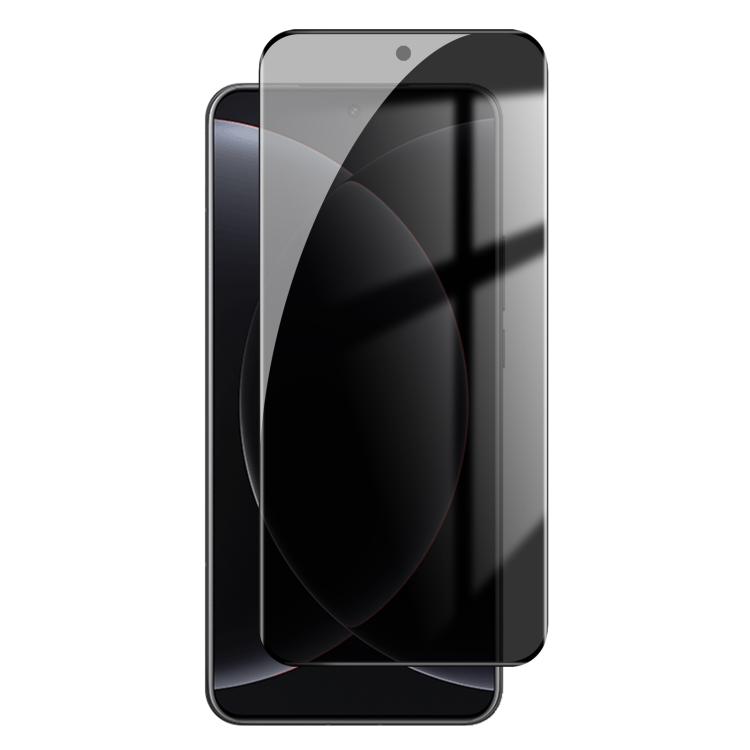 

For Xiaomi 15 Ultra Kalebol Curved High-Aluminum Screen-Printed Full-Coverage Anti-Fingerprint Black-Border Privacy Tempered Glass Film