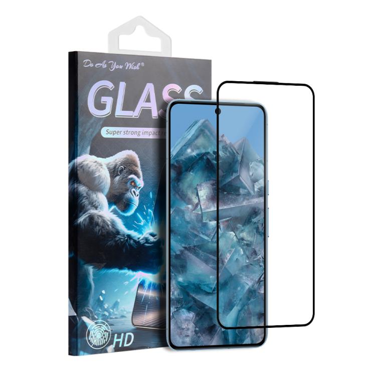 

For Google Pixel 8 Pro Do As You Wish Silk Screen Printed HD Tempered Glass Film(Black)