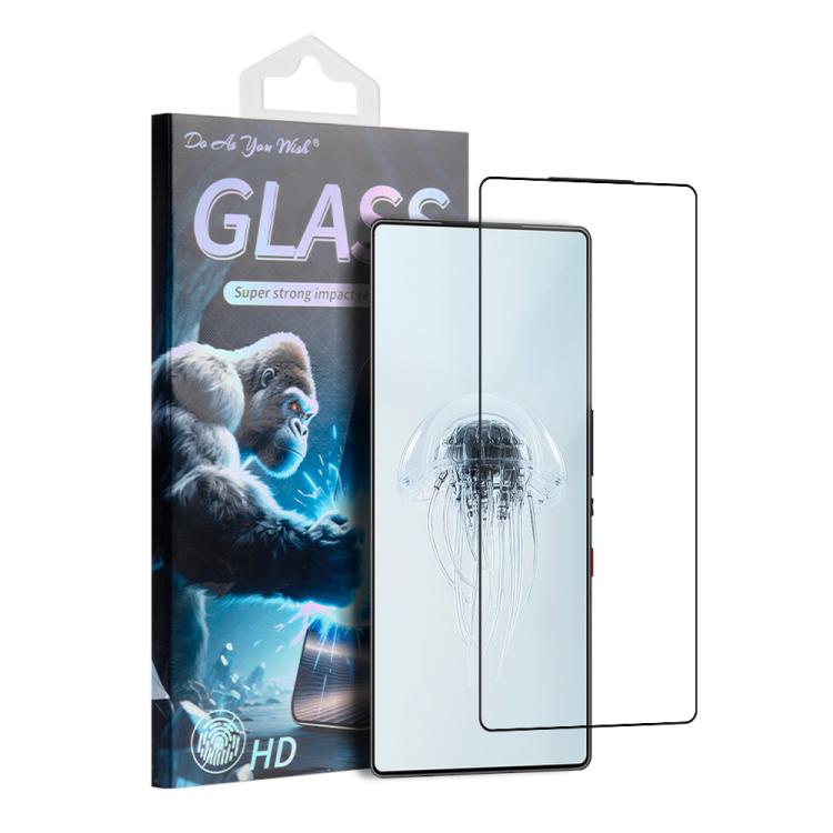 

For ZTE nubia RedMagic 10 Pro Do As You Wish Silk Screen Printed HD Tempered Glass Film(Black)