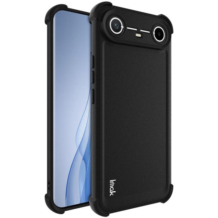 

For Tecno Spark Slim / KM7k / Pova Slim 5G imak Shockproof Airbag TPU Phone Case(Matte Black)