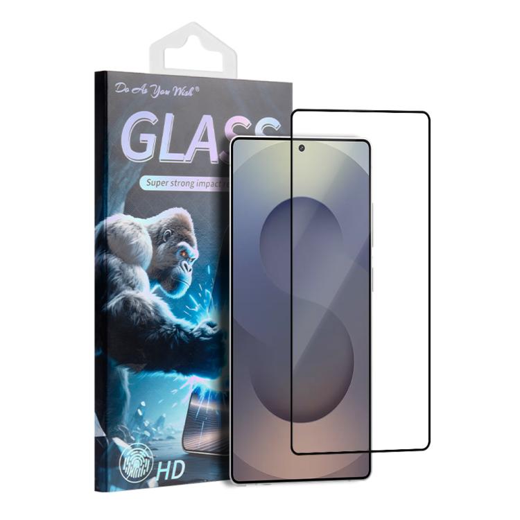 

For Samsung Galaxy S25 Ultra 5G Do As You Wish Silk Screen Printed HD Tempered Glass Film(Black)