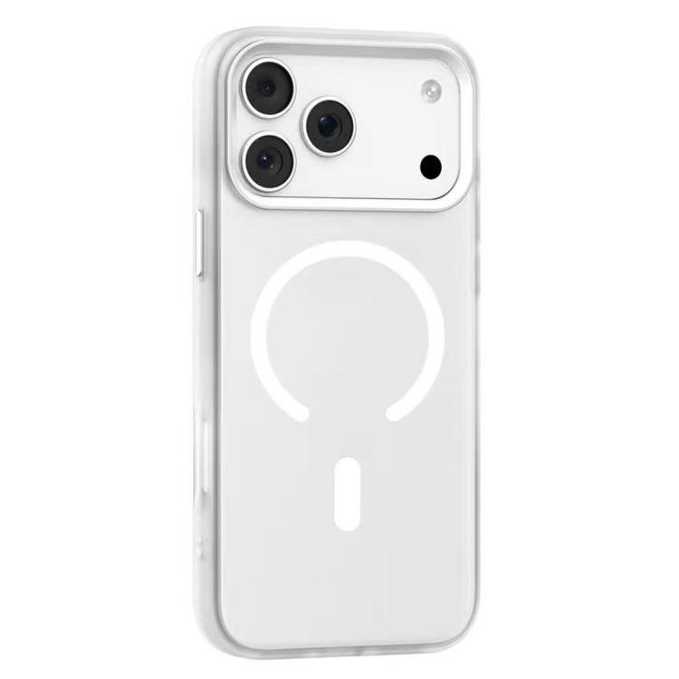For iPhone 17 Pro Mutural Mist MagSafe Series Magnetic PC Hybrid TPU Phone Case(White)
