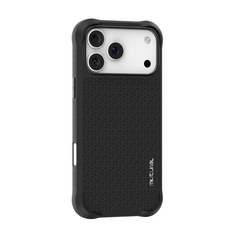 

For iPhone 17 Pro Max Mutural Honored Armor Series TPU Magnetic MagSafe Phone Case(Black)