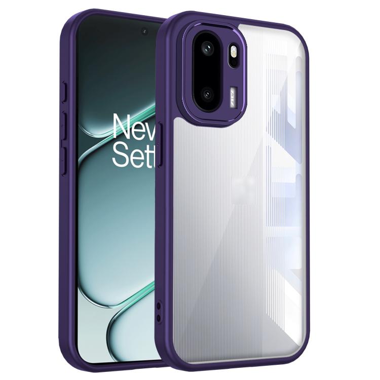 

For OnePlus 15R / Ace 6 / Ace 6T Matte PC Skin-feel Shockproof Phone Case(Purple)