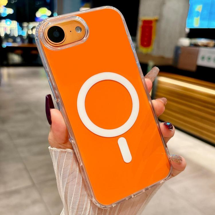 

For iPhone 17e Acrylic MagSafe Phone Case(Orange)