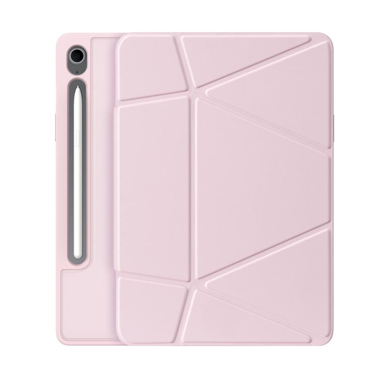 

For Samsung Galaxy Tab S10 Lite/S10 FE DUX DUCIS Vers Series PU + TPU Tablet Case(Pink)
