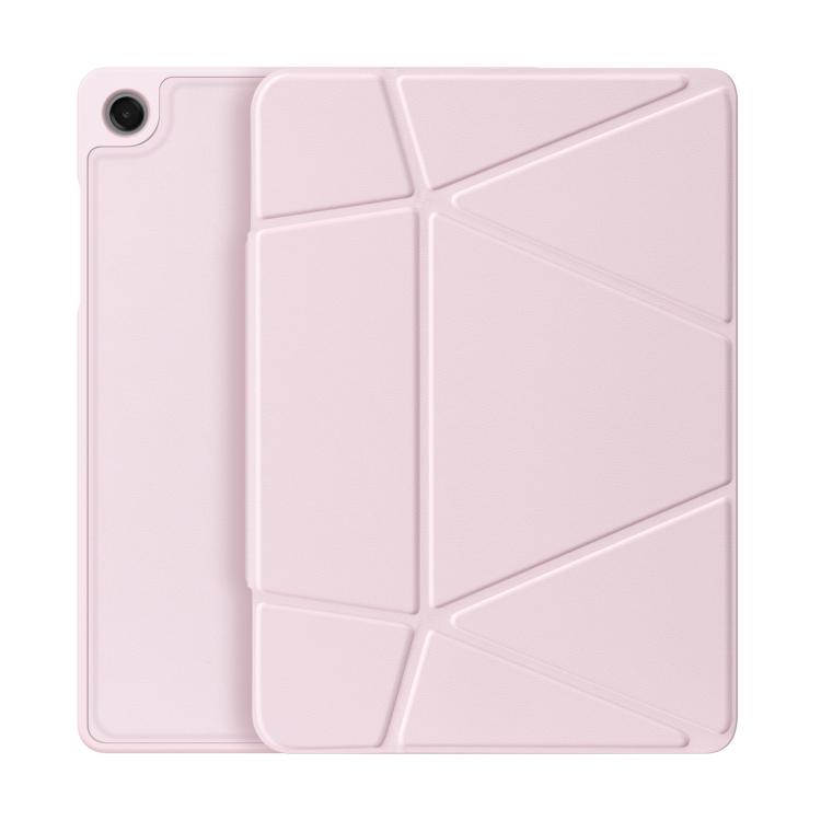 For Samsung Galaxy Tab A11+ / A9+ DUX DUCIS Vers Series PU + TPU Tablet Case(Pink)