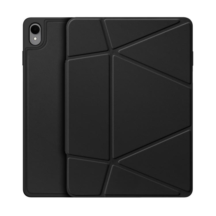 

For Samsung Galaxy Tab S11 DUX DUCIS Vers Series PU + TPU Tablet Case(Black)