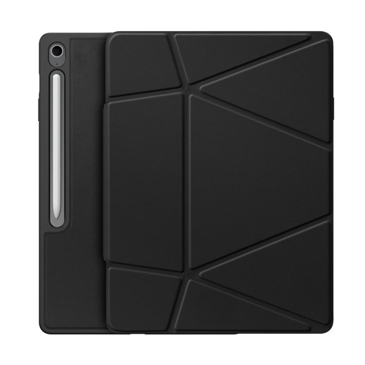 

For Samsung Galaxy Tab S10 FE+ DUX DUCIS Vers Series PU + TPU Tablet Case(Black)