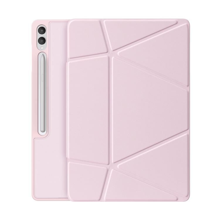 

For Samsung Galaxy Tab S11 Ultra / S10 Ultra DUX DUCIS Vers Series PU + TPU Tablet Case(Pink)