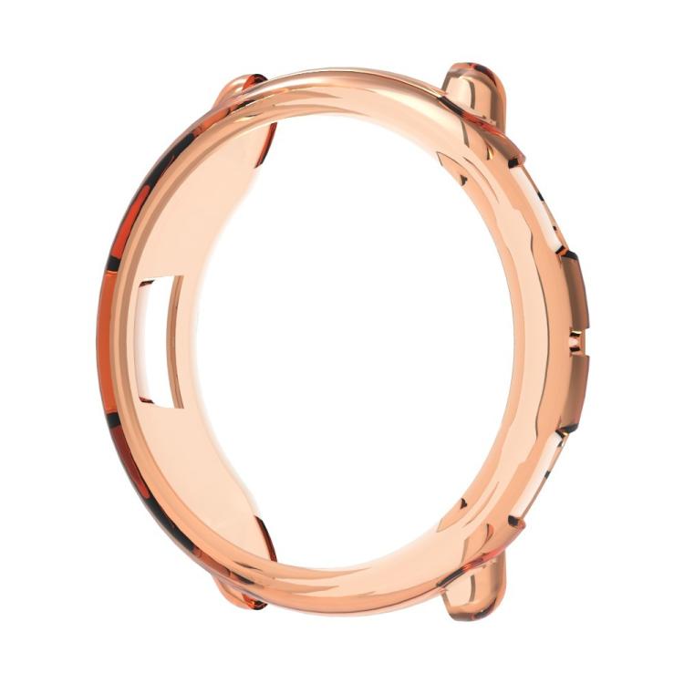 

For Amazfit Active 2 Half Coverage Hollow TPU Watch Protective Cover(Transparent Orange)