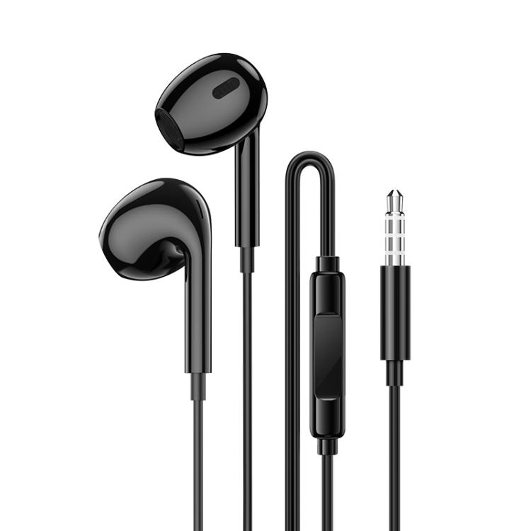 

Borofone BM100 Max Fuente 3.5mm Interface Universal Digital Wired Earphones with Microphone, Length: 1.2m(Black)