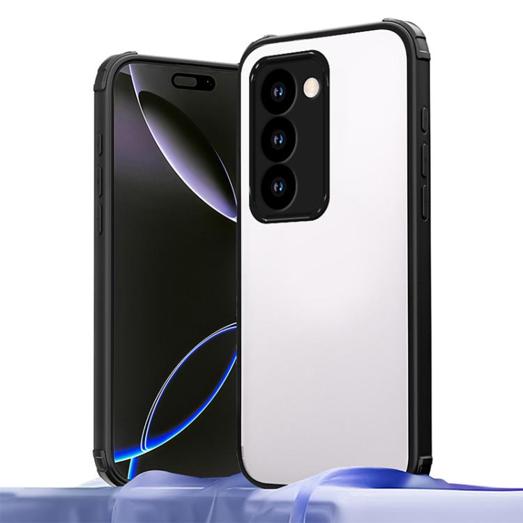 

For Redmi 15 5G Global / 15 4G SEA 169mm Four Corners Shield Shockproof TPU Hybrid PC Phone Case(Black)