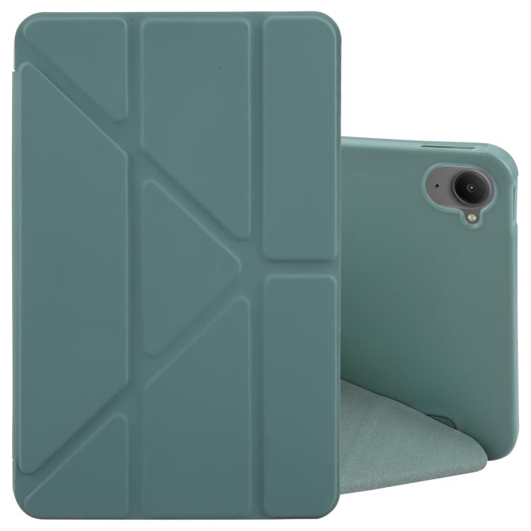 

For Xiaomi Pad Mini 8.8 / Redmi K Pad Deformation Silicone Leather Tablet Case(Deep Green)