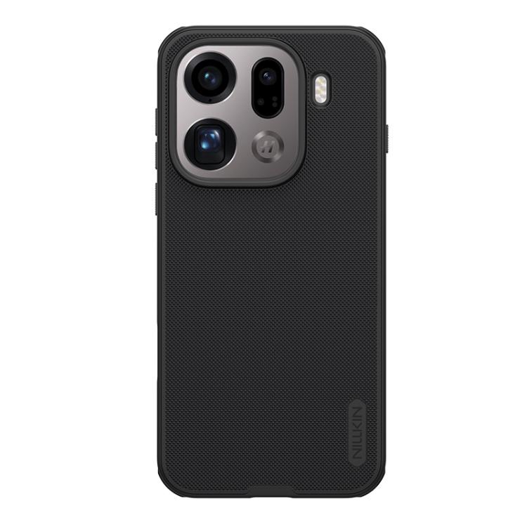 

For OPPO Find X9 Pro NILLKIN Frosted Shield Pro Magnetic Magsafe Phone Case(Black)