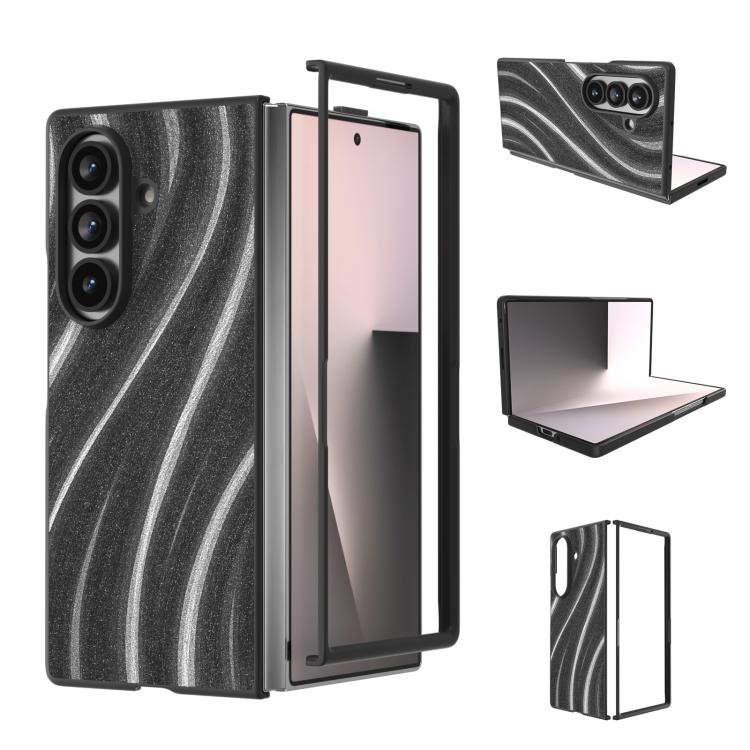 

For Samsung Galaxy Z Fold7 5G Galactic Pattern Protective Phone Case(Grey)