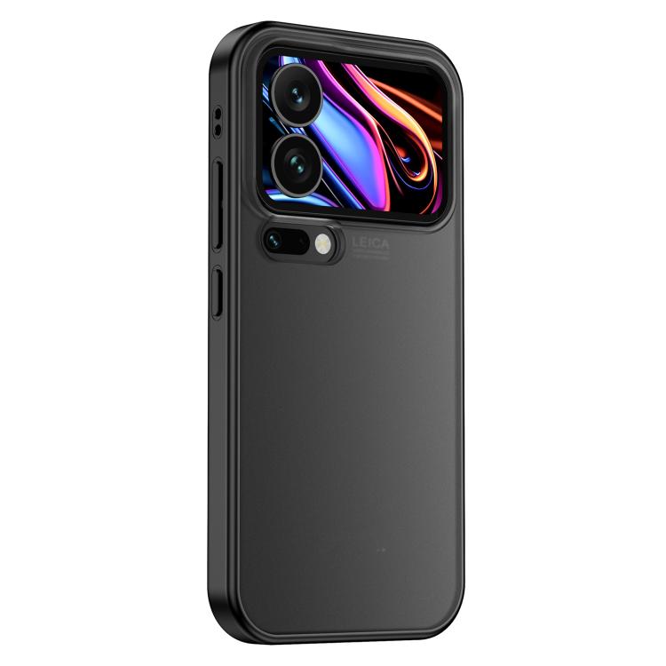 

For Xiaomi 17 Pro Max Airbag Anti-fall PC Hybrid TPU Phone Case(Matte Black)