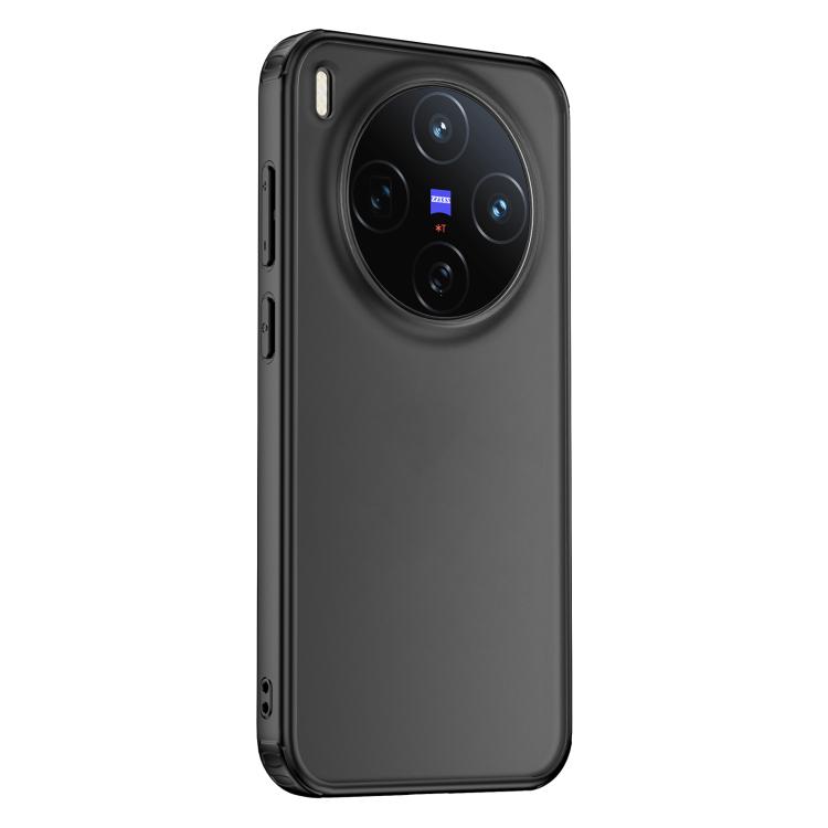 

For vivo X300 Airbag Anti-fall PC Hybrid TPU Phone Case(Matte Black)