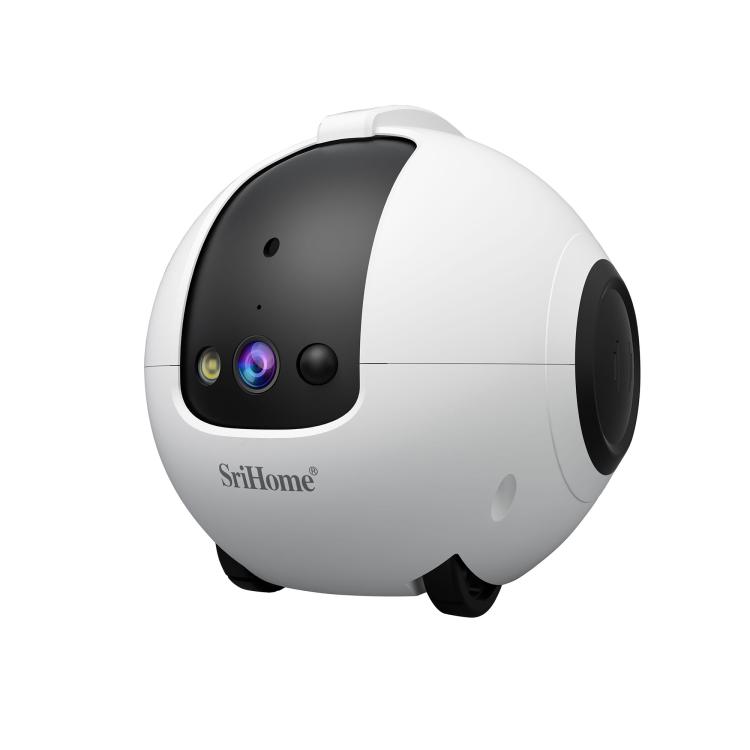 

SriHome DH013 4MP Smart Pet Robot Camera, Plug Type:US Plug(White)