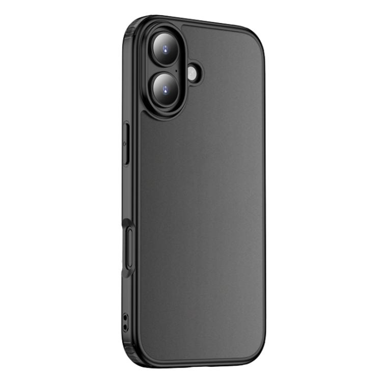 

For iPhone 17 Airbag Anti-fall PC Hybrid TPU Phone Case(Matte Black)