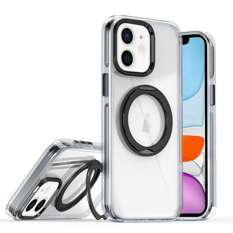 

For iPhone 11 Magnetic 360 Degree Rotating Holder Phone Case(Black)