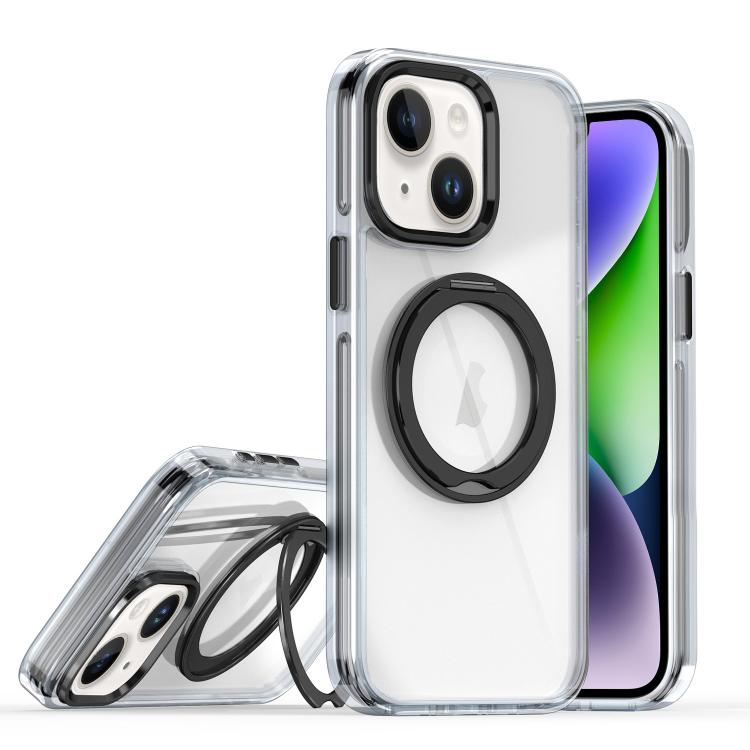 

For iPhone 14 / 13 Magnetic 360 Degree Rotating Holder Phone Case(Black)