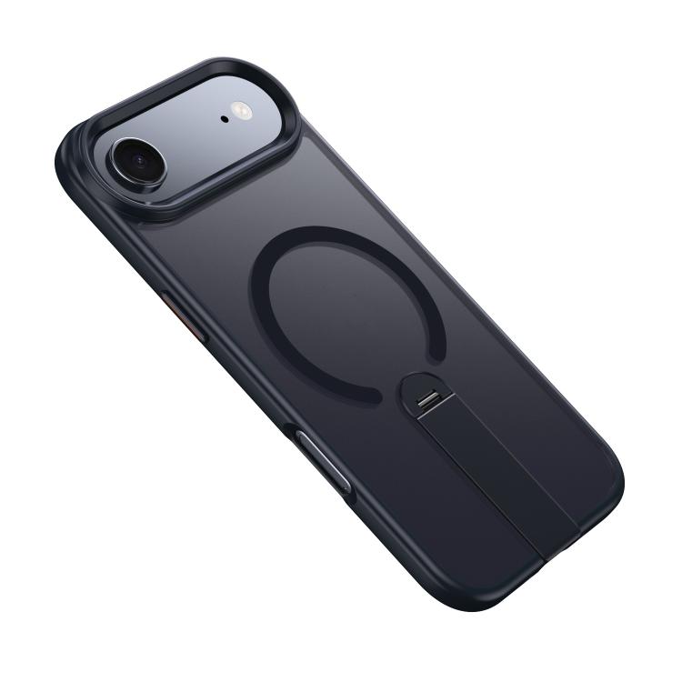 

For iPhone Air Rotating Bar Holder Magnetic MagSafe Phone Case(Black)