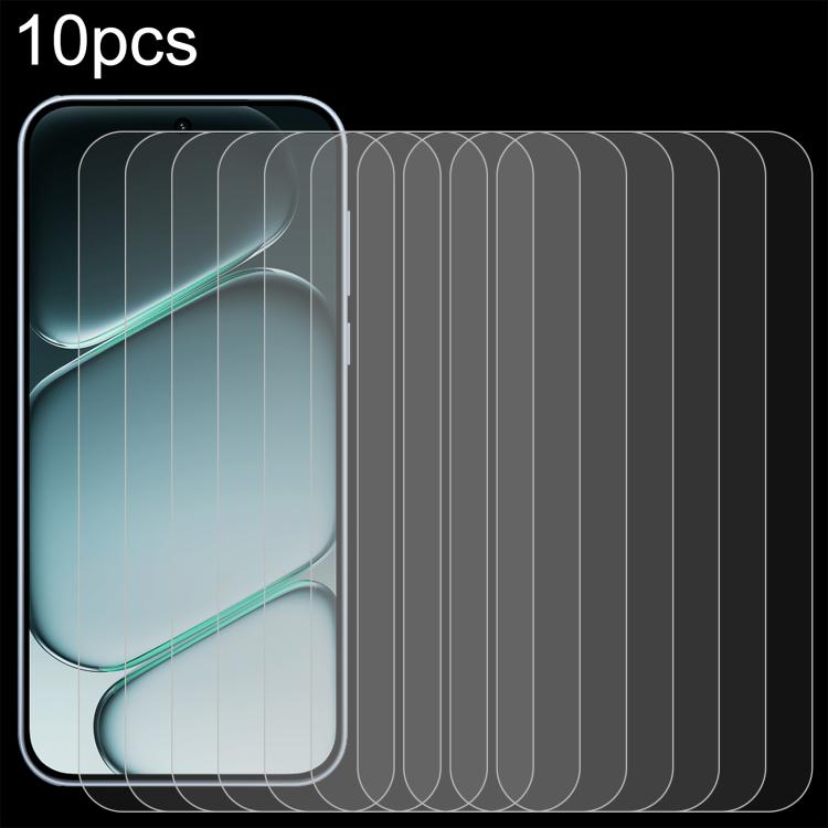 

For OnePlus Nord CE6 10pcs 0.18mm High Aluminum Tempered Glass Film, Support Fingerprint Unlocking
