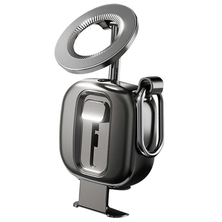 

V2 Portable Foldable MagSafe Magnetic Travel Phone Holder(Black)