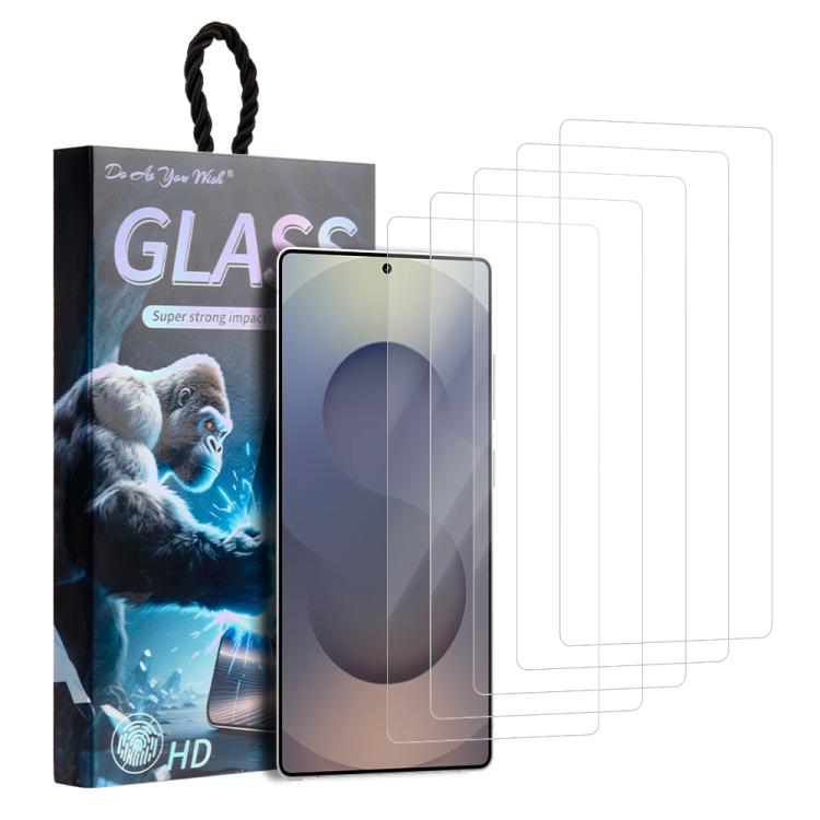 

For Samsung Galaxy S25 Ultra 5G 5pcs / Pack Do As You Wish HD Tempered Glass Film(Transparent)