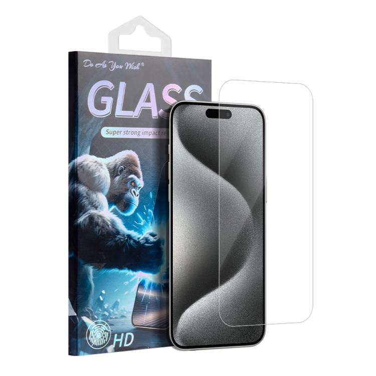 

For iPhone 15 Pro Do As You Wish HD Tempered Glass Film(Transparent)