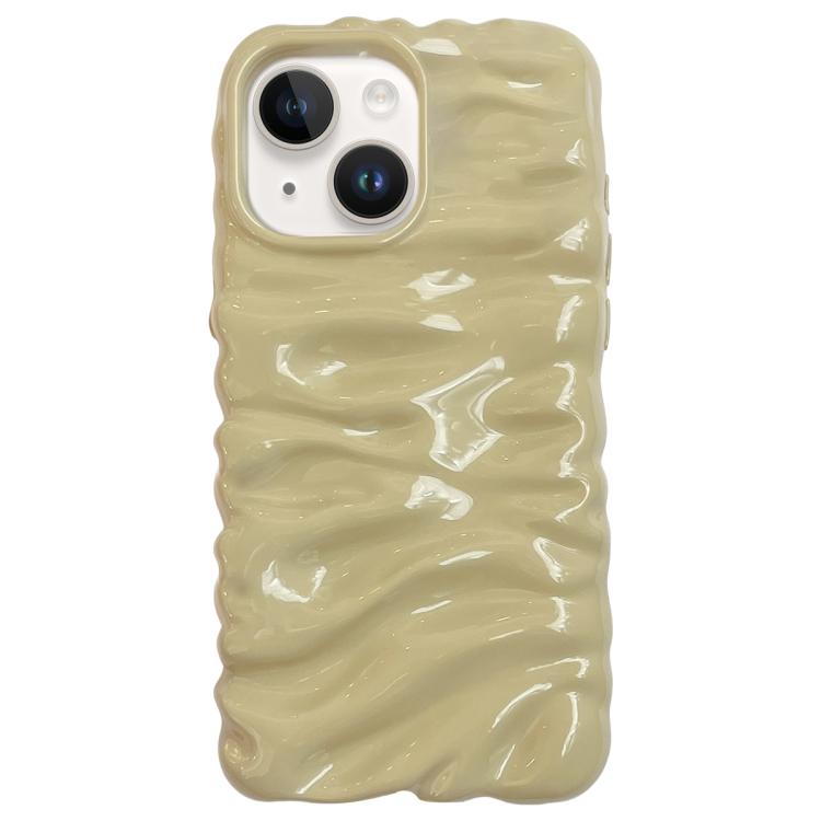

For iPhone 13 Cream Texture Electroplating TPU Full Coverage Phone Case(Lemon Yellow)
