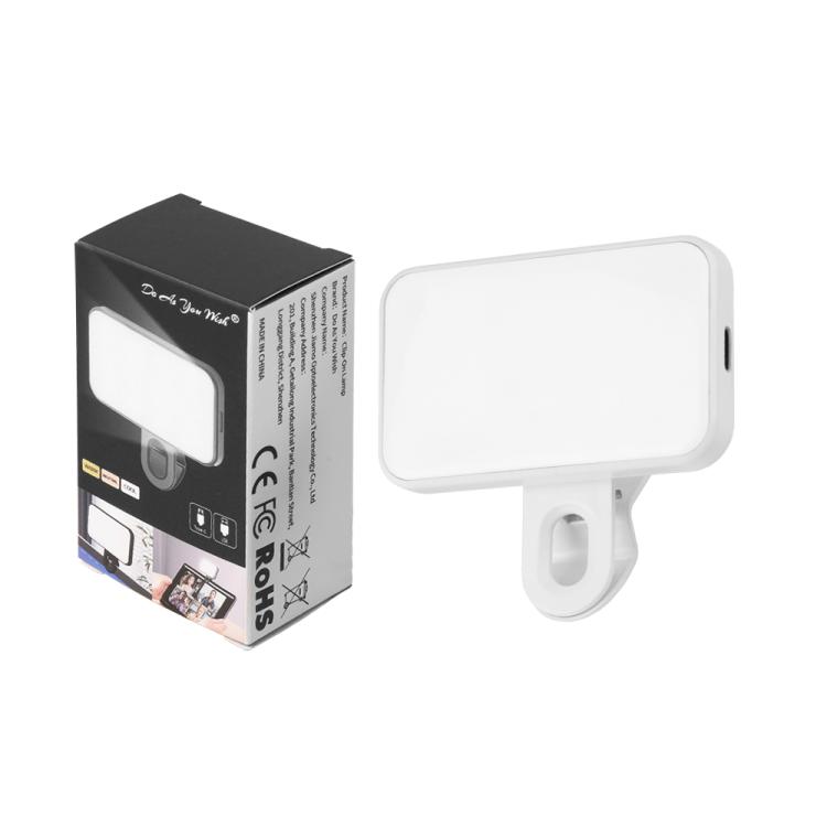 

Portable Mini Fill Light with Clip(White)