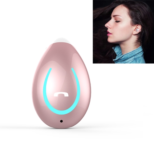 

YX08 Ultra-light Ear-hook Wireless V5.0 Bluetooth Earphones Ear Clip Stereo Bluetooth Headset with Mic(Pink)